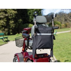 Mobility Scooter Bag With Walking Stick Holders