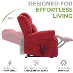 Dovedale Motor Rise Recline Chair With Massage And Heat