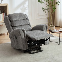 Medina Dual Motor Rise Recline Chair - Grey