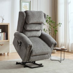 Medina Dual Motor Rise Recline Chair - Grey