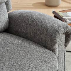 Medina Dual Motor Rise Recline Chair - Grey