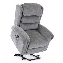 Medina Dual Motor Rise Recline Chair - Grey