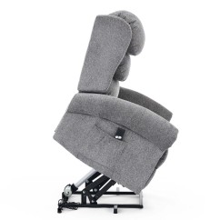 Medina Dual Motor Rise Recline Chair - Grey