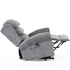 Medina Dual Motor Rise Recline Chair - Grey