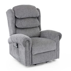 Medina Dual Motor Rise Recline Chair - Grey