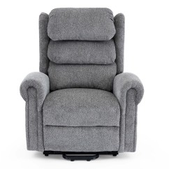 Medina Dual Motor Rise Recline Chair - Grey