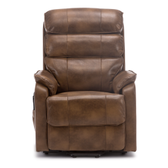 Barlow Dual Motor Leather Rise Recline Chair