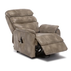 Barlow Dual Motor Leather Rise Recline Chair