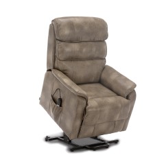 Barlow Dual Motor Leather Rise Recline Chair