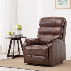 Barlow Dual Motor Leather Rise Recline Chair