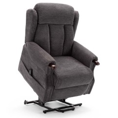 Thornbury Dual Motor Rise Recline Chair With Wooden Knuckles