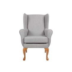 Queen Anne Large Wing Fireside Chair