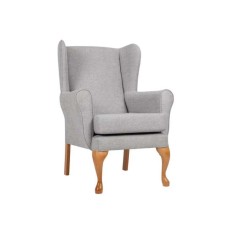 Queen Anne Large Wing Fireside Chair