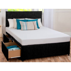 Divan Bed Base Available With Optional Drawers