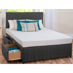 Divan Bed Base Available With Optional Drawers